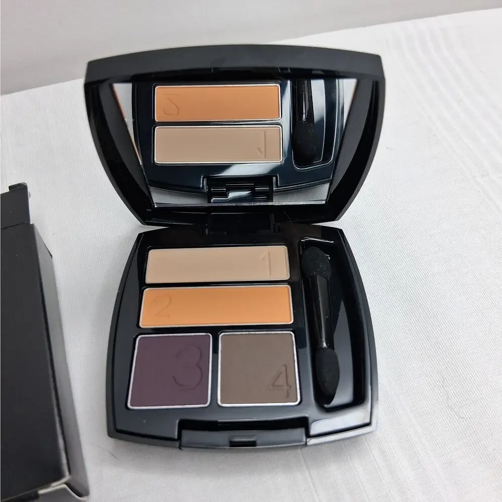 Avon True‎ Color Matte Eyeshadow Desert Sunset Quad NIB Purple Orange Brown